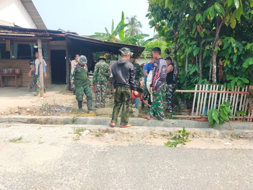 Pembangunan Fasilitas Air Bersih di Poso Melalui Gotong Royong Satgas TMMD