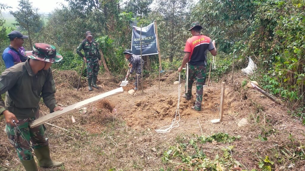 Desa Leboni Sambut Kehadiran Fasilitas MCK Berkat Proyek TMMD ke-130