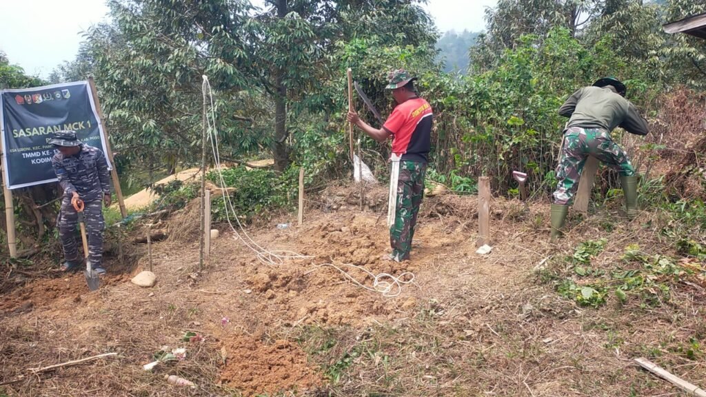 Pembangunan MCK di Leboni oleh Satgas TMMD Awali Upaya Sanitasi Masyarakat