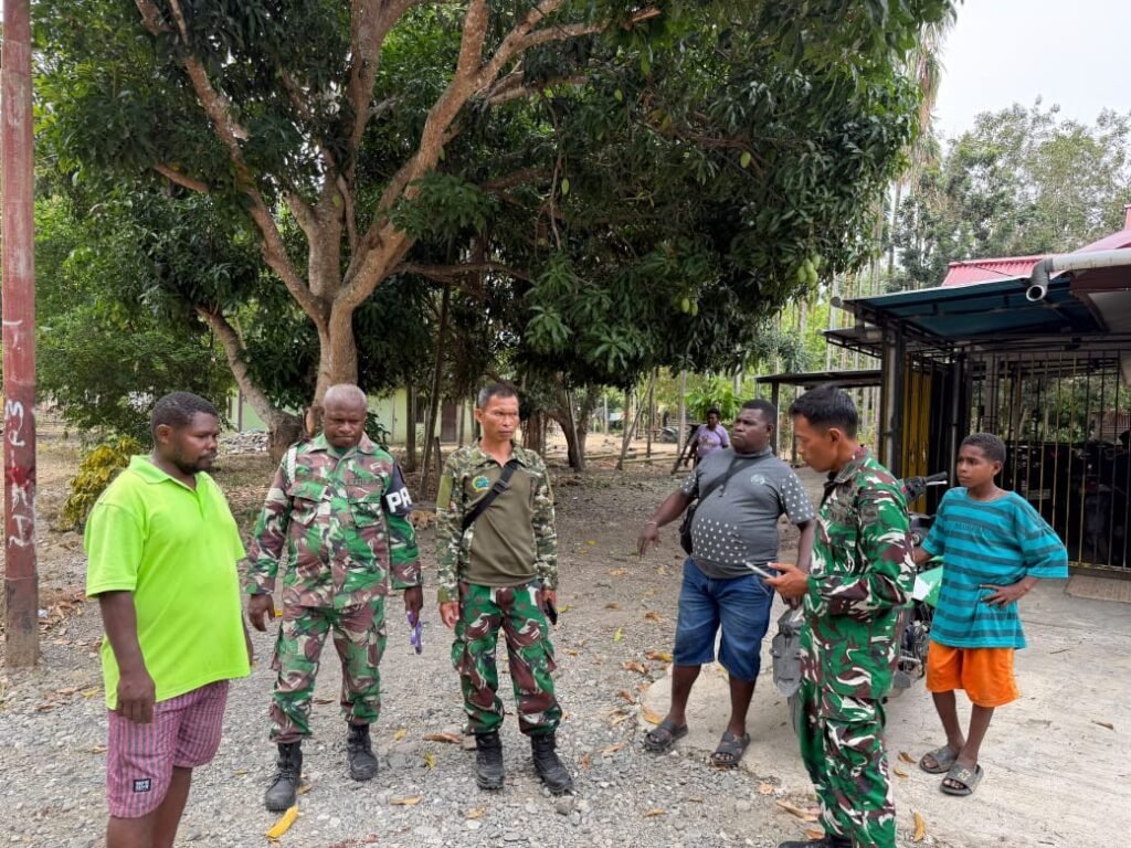 Kapten Inf Hendro Tinjau Langsung Persiapan Jalan TMMD ke-130 di Manokwari