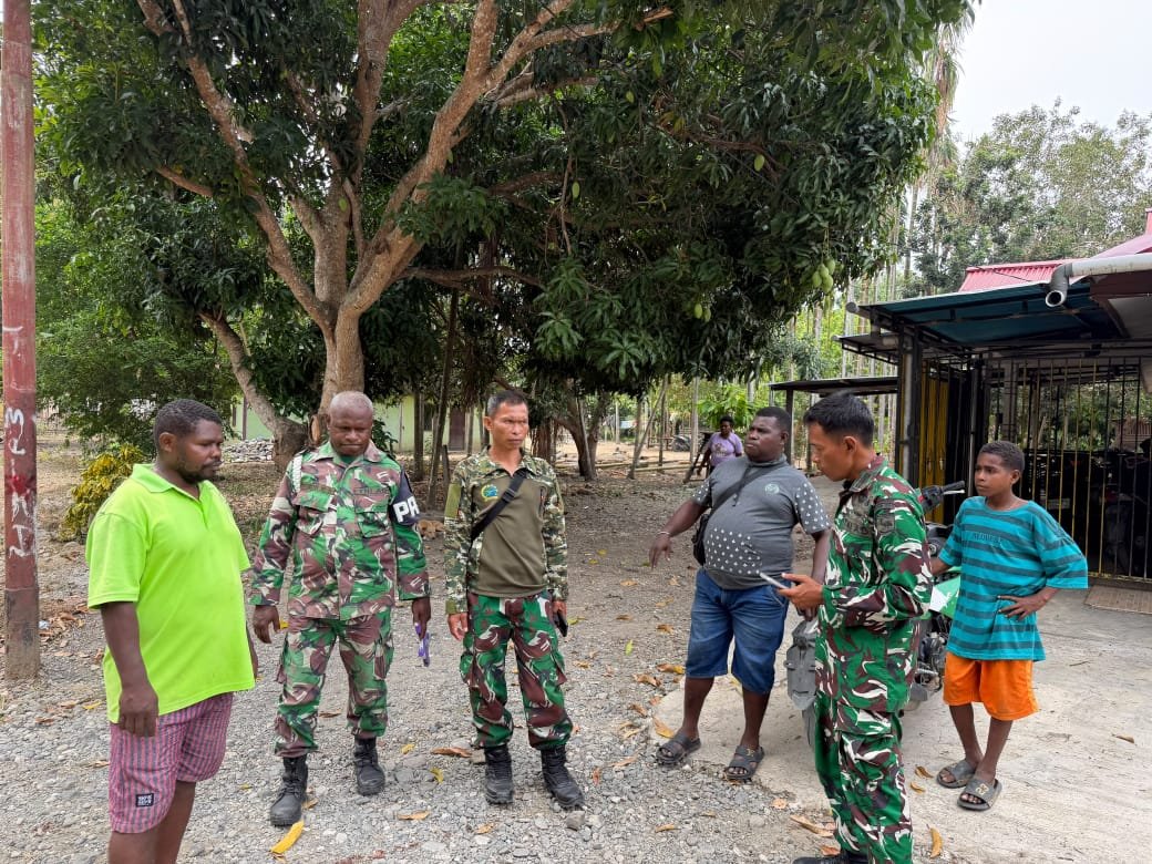 Kapten Inf Hendro Tinjau Langsung Persiapan Jalan TMMD ke-130 di Manokwari