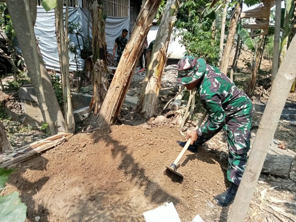 Pembangunan Rumah Suparlan Mulai Dimulai oleh Satgas TMMD di Tulungagung